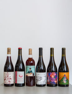 RED NATURAL WINE PACK / France, Italy, Spain / 6 Bottles